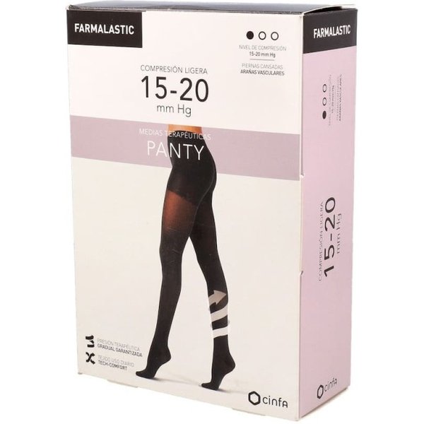Farmalastic Panty CompresióN Ligera Talla L Color Negro 1 Ud-image