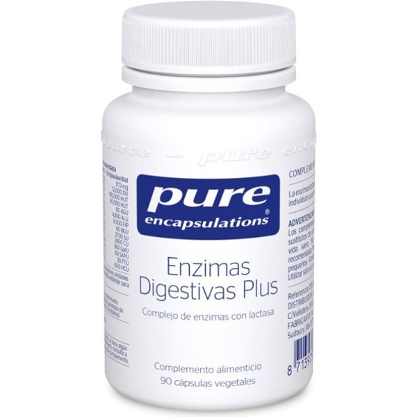 Pure Encapsulations Enzimas Digestivas Plus 90 CáPsulas-image