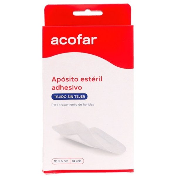 Acofar ApóSito EstéRil Tejido Sin Tejer Adhesivo 10 Cm X 6 Cm 10 ApóSitos-image