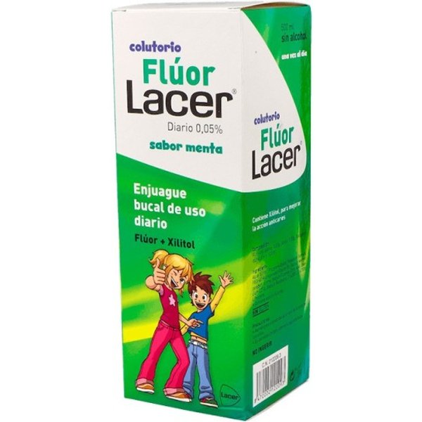 Lacer Colutorio Fluor Junior DíA Menta 500 Ml-image
