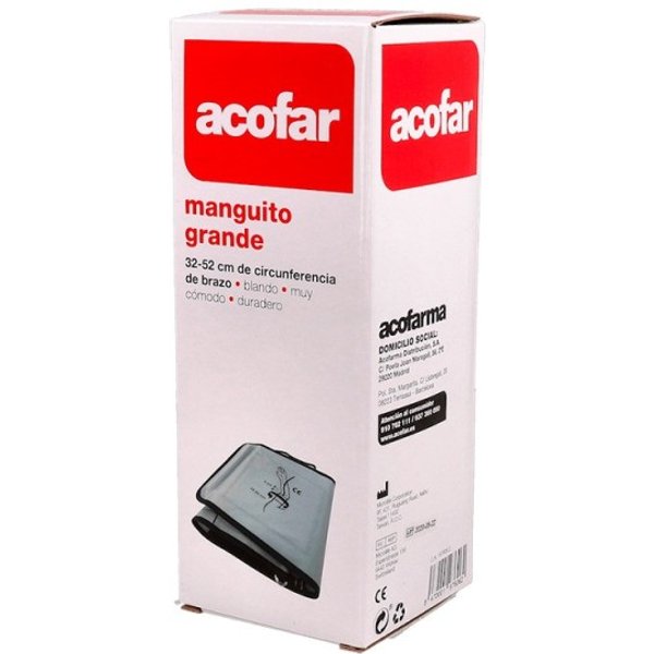 Acofarma Nesira Manguito Grande Tensiometro Brazo 32-52 Cm 1 Ud-image