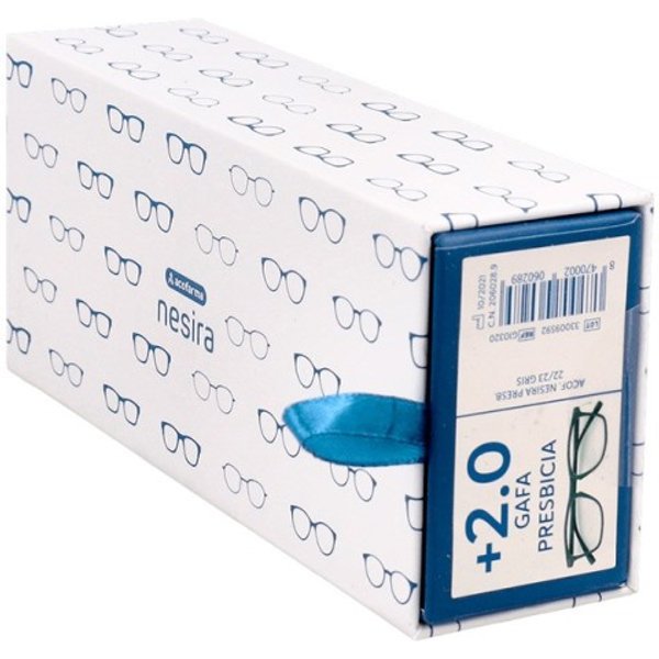 Acofarma Nesira Gafas De Presbicia 2.00 Dioptrias Color Gris 1 Ud-image