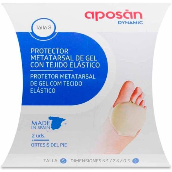 AposáN Dynamic Protector Metatarsal Gel Recubierto Tejido Talla S 2 Ud-image