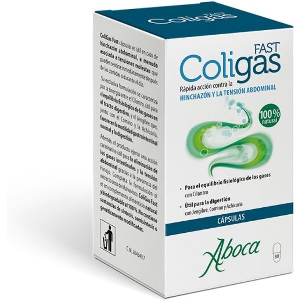 Aboca Coligas Fast 30 CáPsulas-image