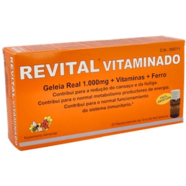 Revital Jalea Real + Vitaminas 20 Ampollas-image