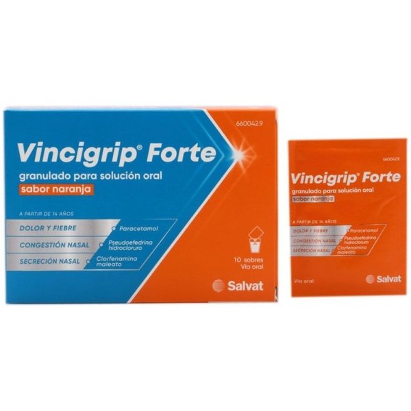 Vincigrip Forte 10 Sobres Sabor Naranja-image