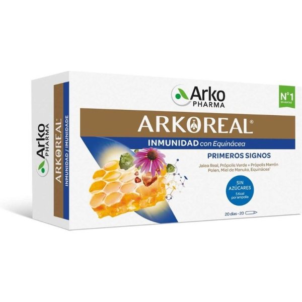 Arkoreal Jalea Real Inmunidad Sin AzúCares 20 Ampollas 15 Ml-image