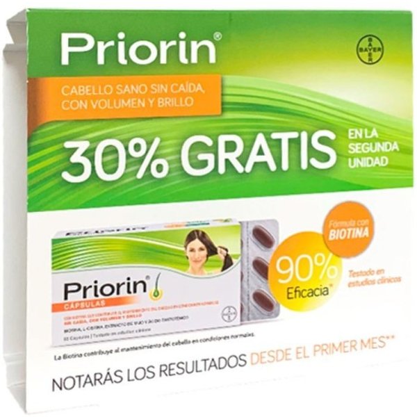 Duplo Priorin CaíDa De Cabello 2X60 CáPsulas-image