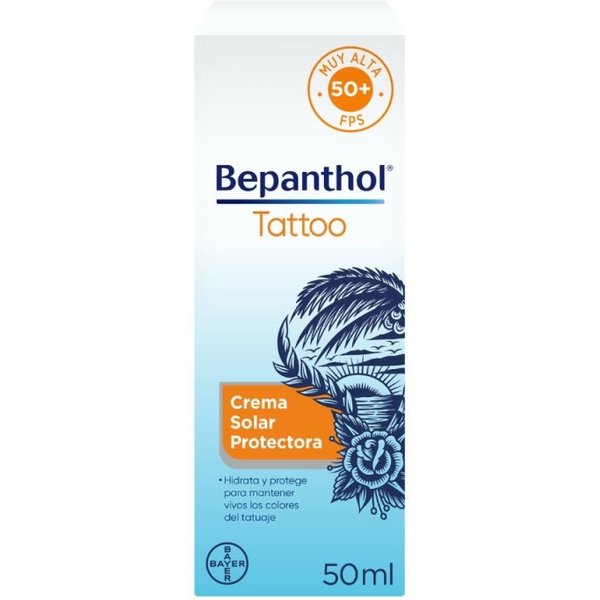 Bepanthol Tattoo Crema Solar Tatuajes Spf50 50 Ml-image