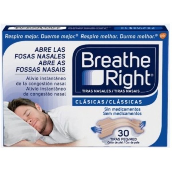 Breathe Right Tiras Adh Nasal Talla PequeñA 30 Unidades-image