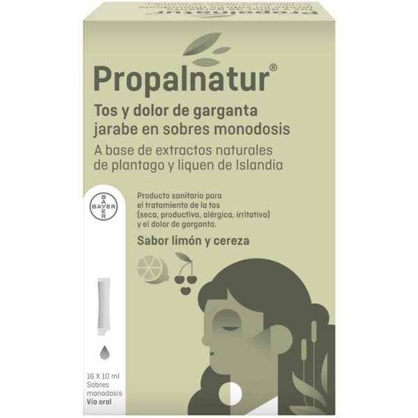 Propalnatur Tos Y Dolor De Garganta 16 Sobres X 10 Ml-image