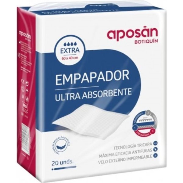 Aposan Empapador Ultra Absorbente BotiquíN 60 Cmx40 Cm 20 Ud-image