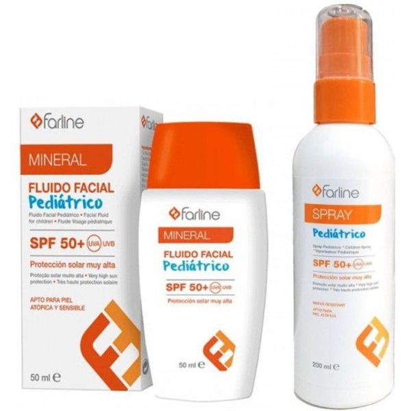 Farline Neceser Spray PediáTrico Spf50+ 200Ml + Fluido Facial 50Ml-image