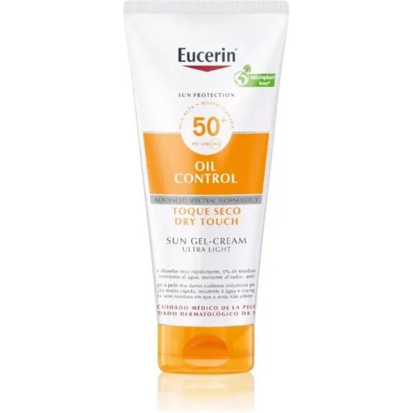 Eucerin Sun Body Gel Cream Dry Touch Spf 50+ Sensitive Protect 200 Ml-image