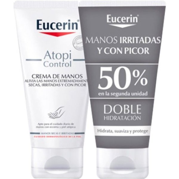 Duplo Eucerin Crema De Manos Atopi Control 2X75 Ml-image