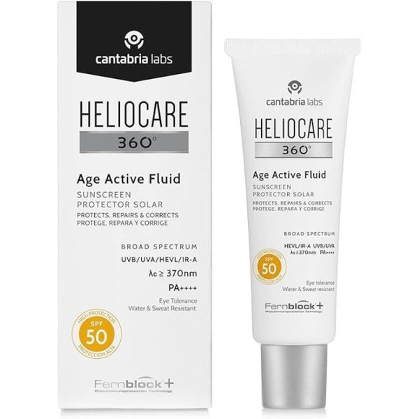 Heliocare 360 Age Active Fluid Protector Solar Spf50+ Protege Repara, 50 Ml-image