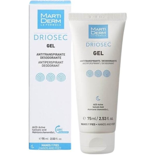 Martiderm Driosec Gel Antitranspirante Para SudoracióN Excesiva 75 Ml-image