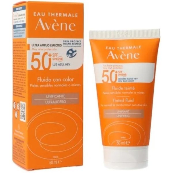 Avene Solar Fluido Color Spf50+ 50 Ml-image