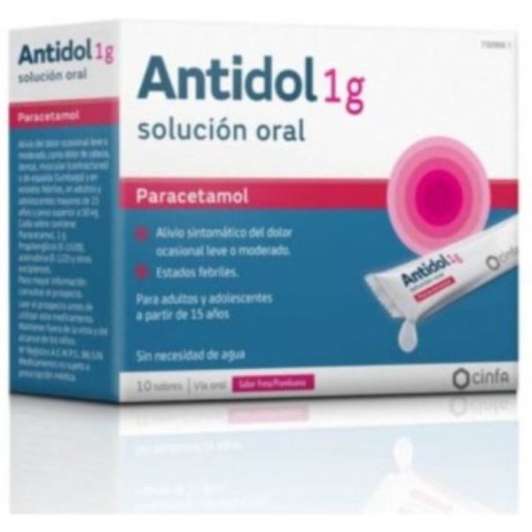Antidol 1 G 10 Sobres Polvo Efervescente-image