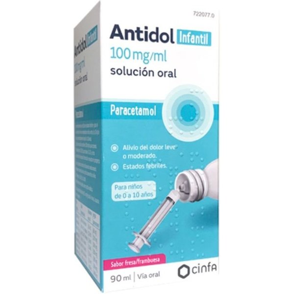 Antidol Infantil 100 Mg/Ml Oral 90 Ml-image