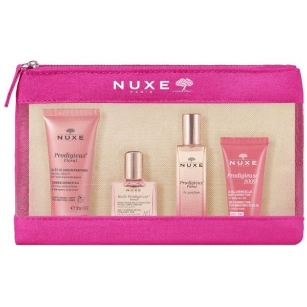 Kit Nuxe Aceite Seco 10 Ml + Perfume 15 Ml +Gel Crema 15 Ml + Aceite Ducha Perfumado 30 Ml-image