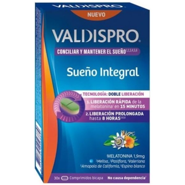 Valdispro SueñO Integral 30 Comprimidos Bicapa-image