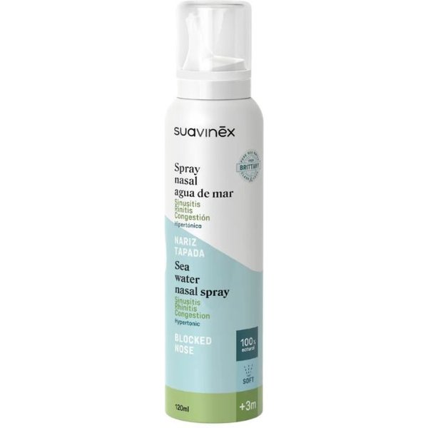 Suavinex Spray Nasal Agua De Mar Sinusitis HipertóNica 120 Ml-image