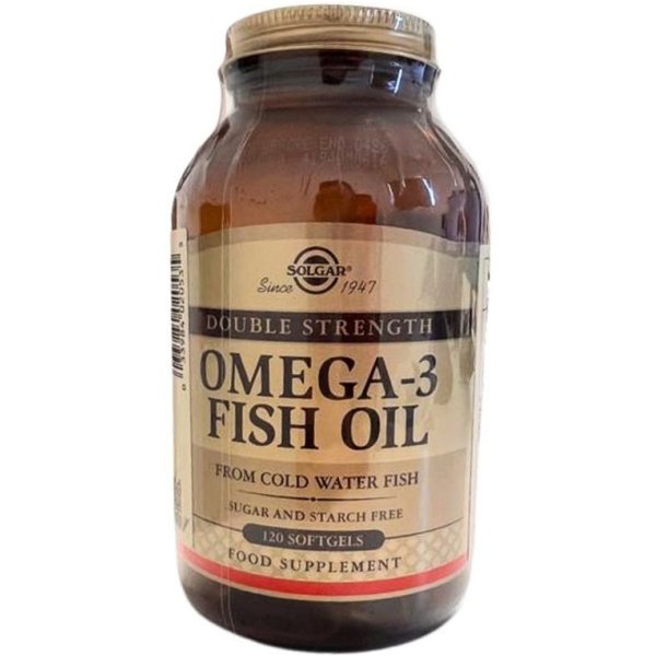 Solgar Omega 3 Fish Oil Double Strength 120 Capsulas-image