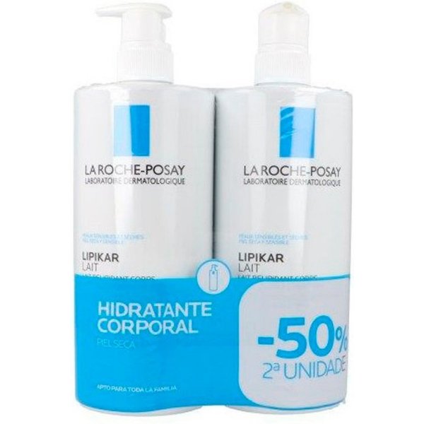 Duplo La Roche Posay Lipikar Leche Corporal Piel Seca Y Sensible 2X750 Ml-image