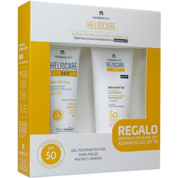 Pack Heliocare 360 Gel Oil-Free Spf50 50 Ml + Advanced Gel 100 Ml-image