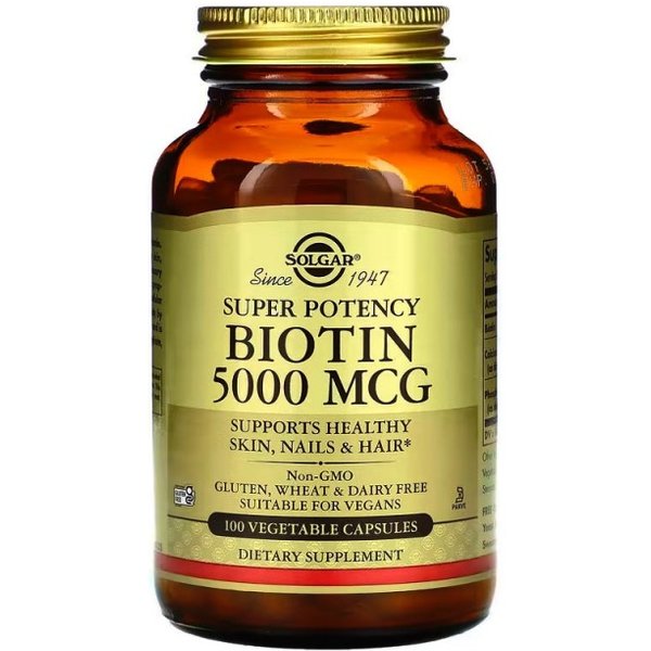 Solgar Biotin 5000 Mcg 100 CáPsulas-image