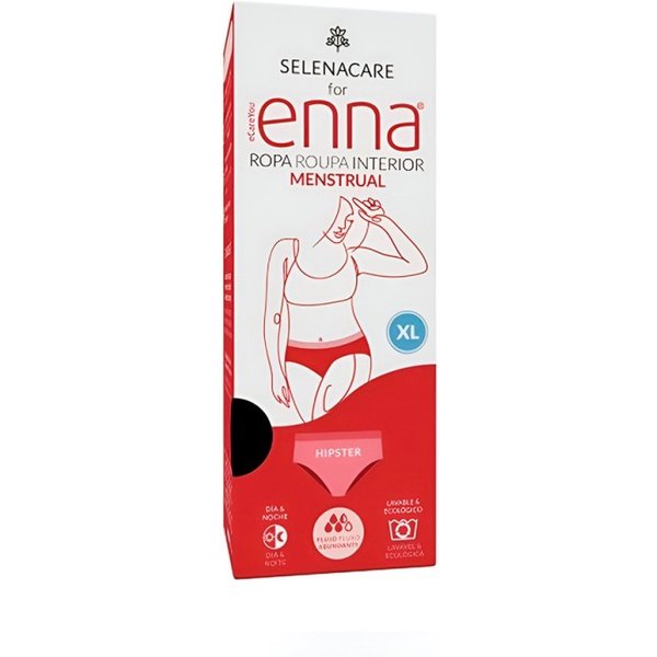 Braga Menstrual Enna Noche Talla Xl Flujo Abundante Color Negro 1 Unidad-image