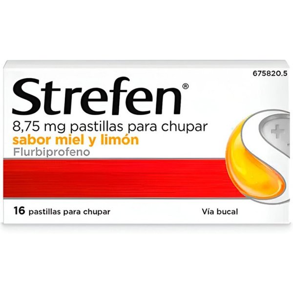 Strefen 8,75 Mg 16 Pastillas Para Chupar (Sabor Miel Y LimóN)-image