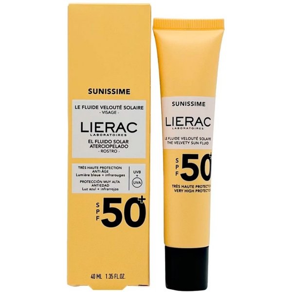 Lierac Sunissime Fluido Protector Antiedad Con Color Dore Spf50 1 Ud-image