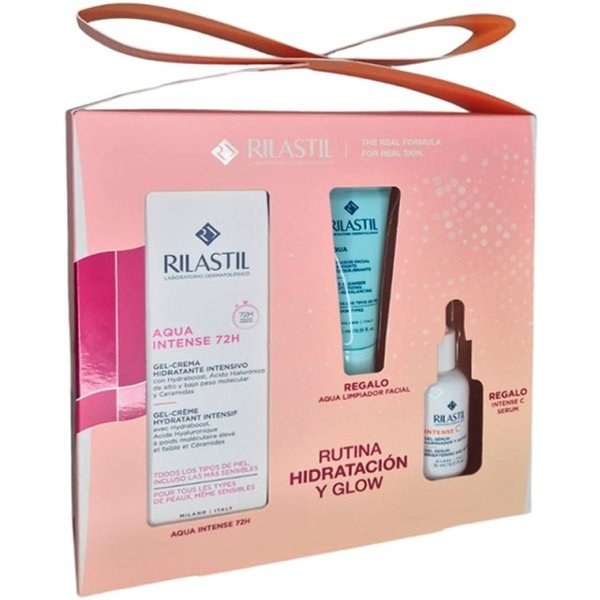 Pack Rilastil Aqua Intense 72H Gel Crema 40 Ml + Aqua Limpiador Facial 15 Ml + SéRum 15 Ml-image