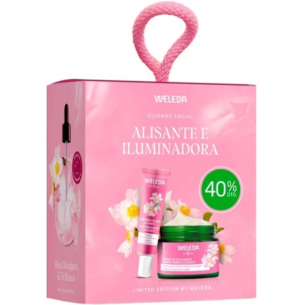 Cofre Weleda Crema DíA Facial Alisante & Efecto Glow 40 Ml + Contorno De Ojos 10 Ml-image