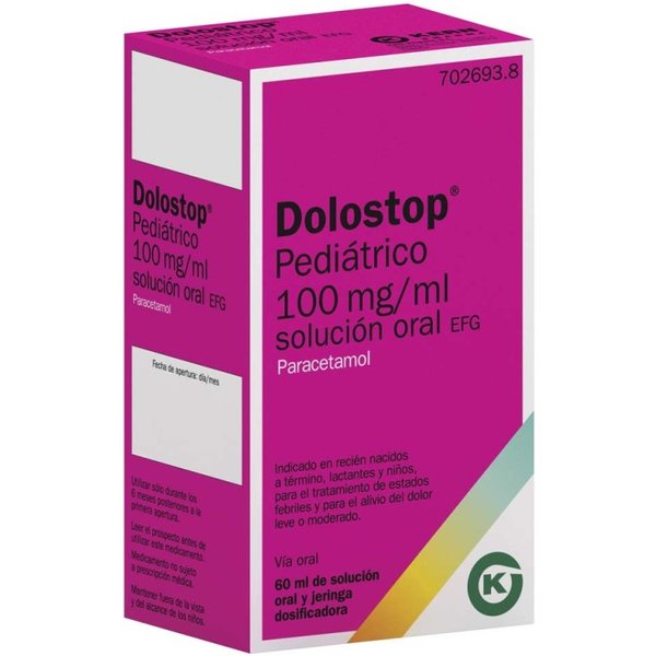 Dolostop PediáTrico 100 Mg/Ml SolucióN Oral 60 Ml-image