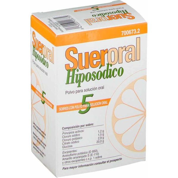 Sueroral HiposóDico Polvo Para SolucióN Oral 5 Sobres-image