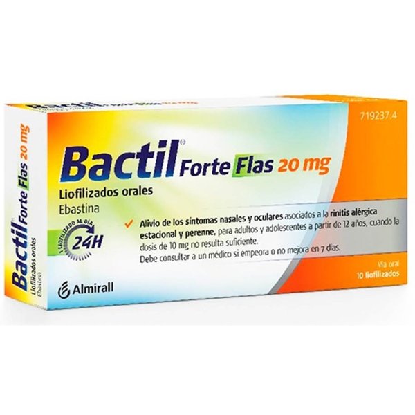 Bactil Forte Flas 20 Mg 10 Liofilizados Orales-image
