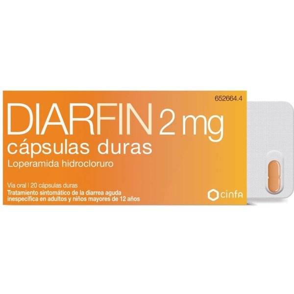 Diarfin 2 Mg 20 CáPsulas-image