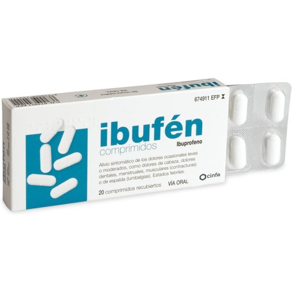 Ibufen 400 Mg 20 Comprimidos Recubiertos-image