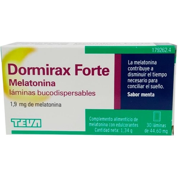 Dormirax Forte Melatonina 30 LáMinas Bucodispersables-image