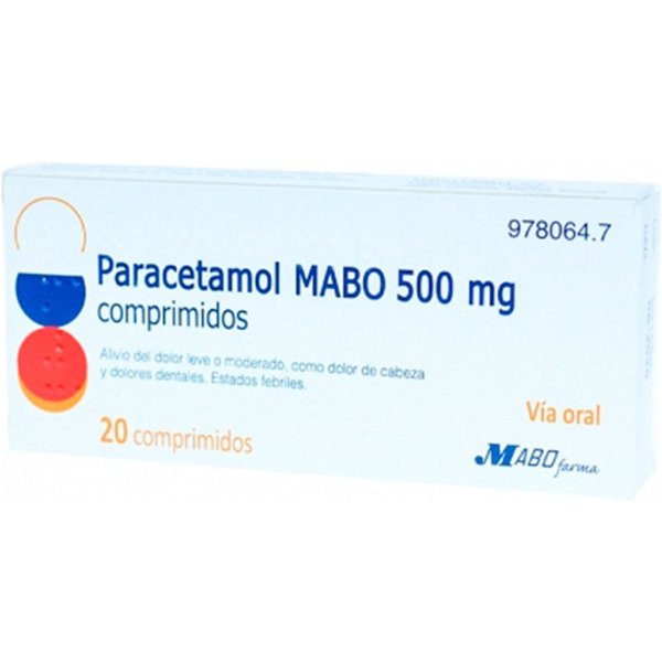 Paracetamol Mabo 500 Mg 20 Comprimidos-image