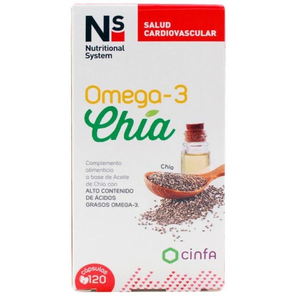 Ns Omega 3 ChíA 120 CáPsulas-image
