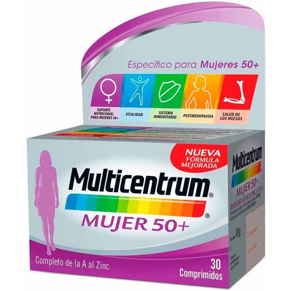 Multicentrum Mujer 50+ Envase De 30 Comprimidos-image