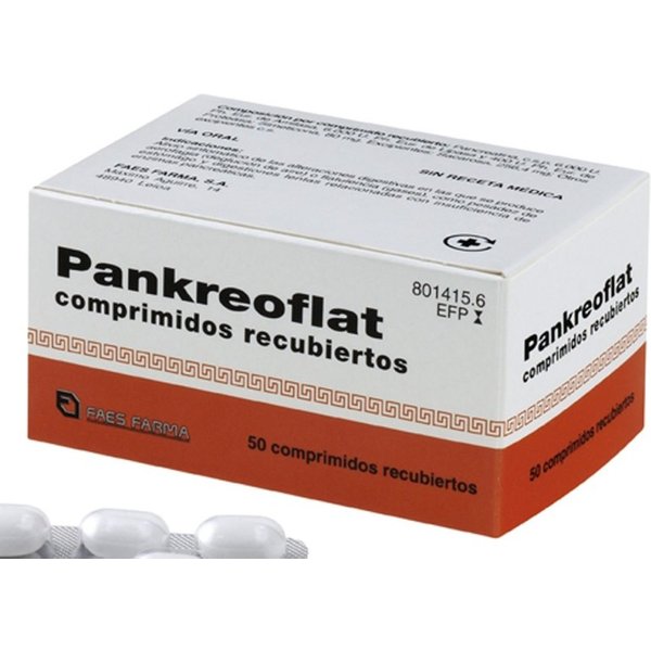 Pankreoflat 50 Comprimidos Recubiertos-image
