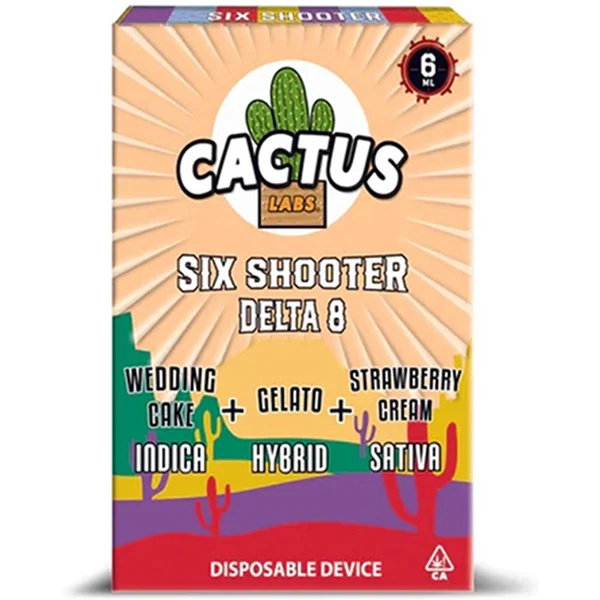 Wedding Cake | Gellato | Strawberry Cream Cactus Labs Six Shooter D8 Disposable