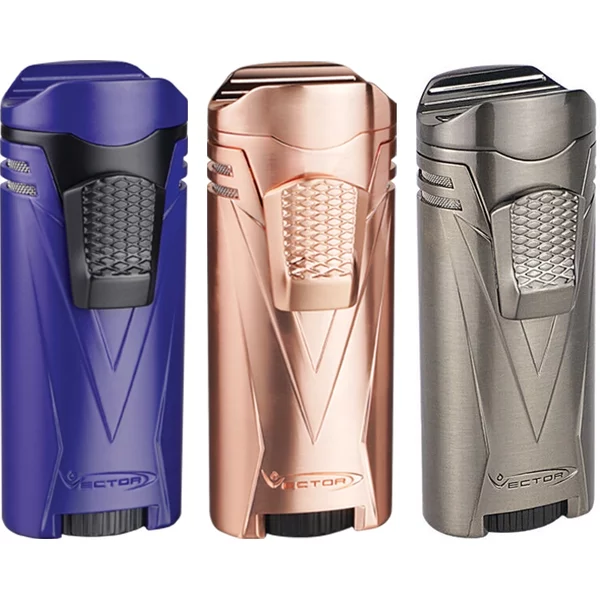 Vector Ironquad Quadruple Flame Torch Lighter