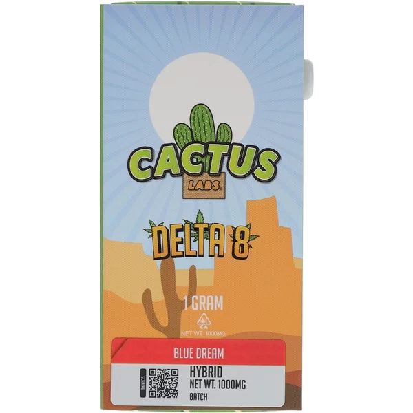 Blue Dream Hybrid Cactus Labs Delta 8 Cartridges 1G