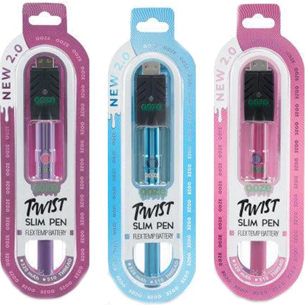 Ooze Slim Twist Pen 2.0 Flex Temp Battery 320mAh